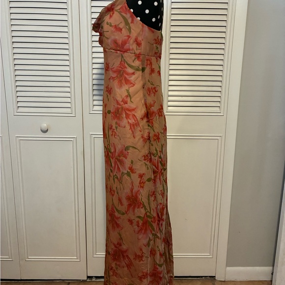 Watters Floral Pink and Green Maxi Dress - Picture 2 of 10